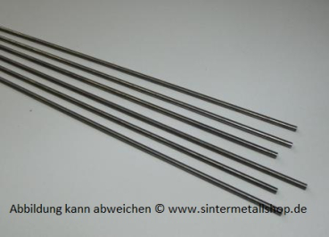 Tungsten-lanthan - WL10 rod ø 6±0,05 x 305 mm