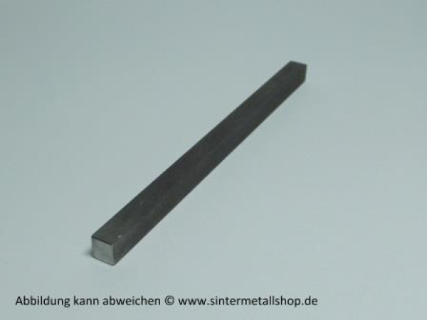 Tungsten-lanthan - WL10 square bar 10 x 10 x 300 mm